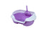 Small Portable Cat Kitten Rabbit Toilet Litter Box Tray with Scoop Purple
