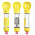 YES4PETS 4 in 1 Portable Pet Dog Puppy Cat Drinking Mug Water Feeder Bottle Valve Travel Bottle Yellow