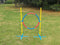 YES4PETS Portable Adjustable Dog Puppy Training Practice Jump Tyre Agility Post