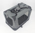 Small Portable Foldable Dog Cat Puppy Soft Crate Rabbit Cage-Grey