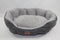 YES4PETS Blue / Grey Washable Fleece  Soft Pet Dog Puppy Cat Bed-Large