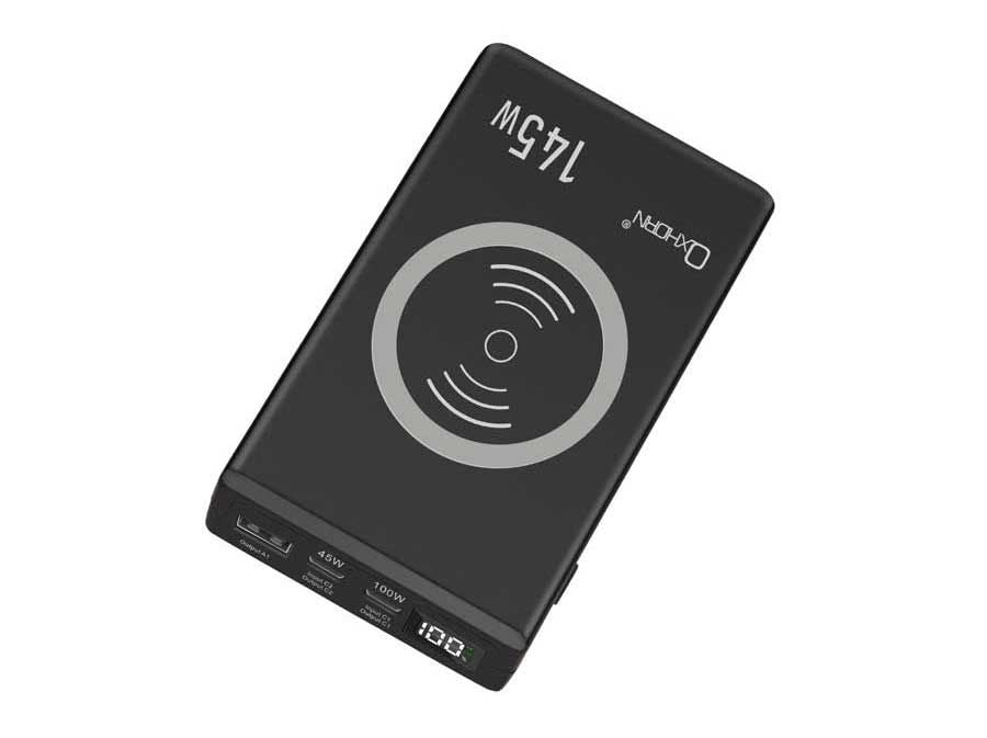 OXHORN NB-PB145W 20000mAh Laptop Power Bank 145W USB-C PD 100W Wireless Charging