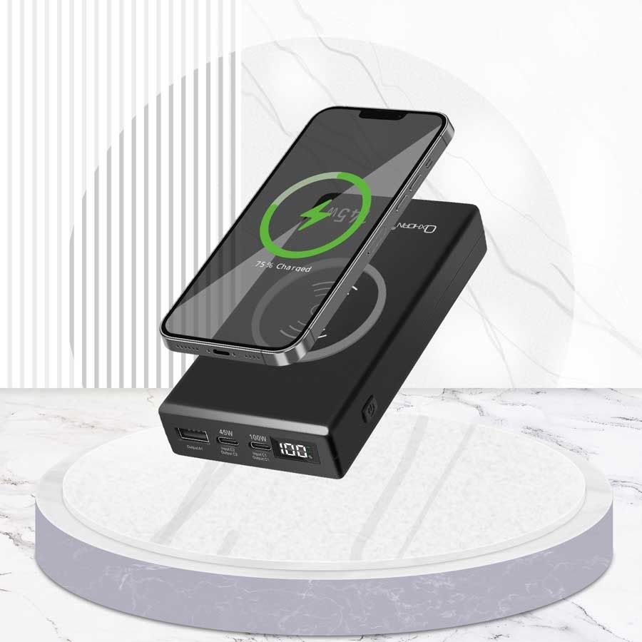 OXHORN NB-PB145W 20000mAh Laptop Power Bank 145W USB-C PD 100W Wireless Charging