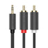 3.5mm male to 2RCA male cable 3M (10512)