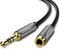 UGREEN 3.5mm Male to 3.5mm Female Extension Cable 3m Black 10595