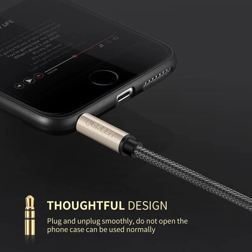 10602 3.5mm Male to Male Aux Stereo Cable 1M