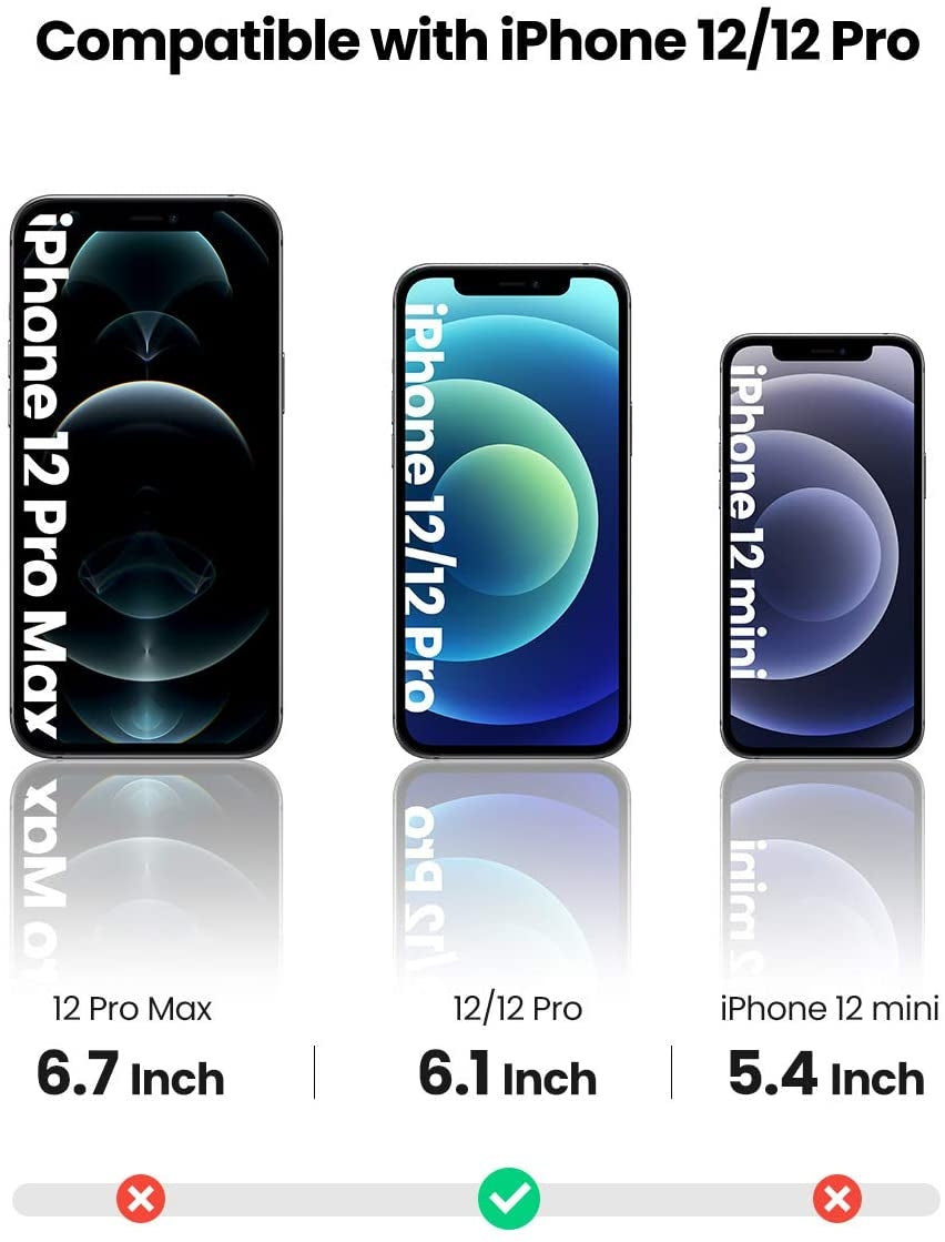 20441 Protective Case for iPhone 12 6.1-inch (Clear)