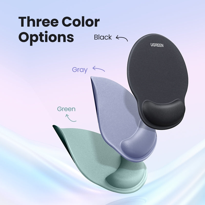 25243 Ergonomic Mouse Pad with Wrist Rest Green