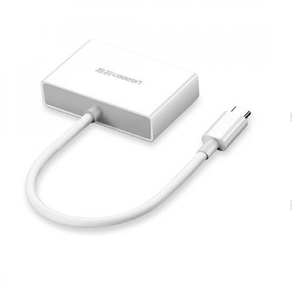 30843 Type-C to HDMI VGA Converter White