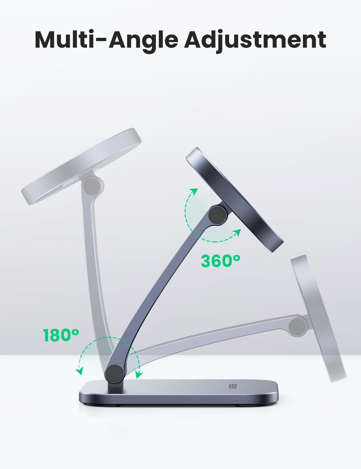 40290 Desk Adjustable and Foldable Aluminum Magsafe Charging Stand