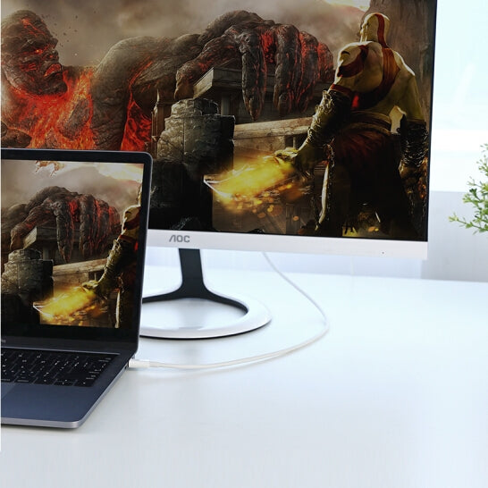 USB Type C to DP Cable 1.5m (White) 40420