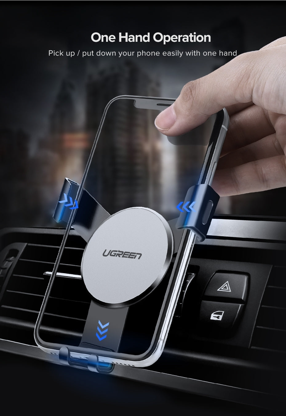 40907 Gravity Drive Air Vent Mount Phone Holder