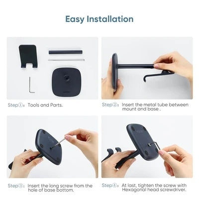 60324 Adjustable Desktop Phone Stand (Black)