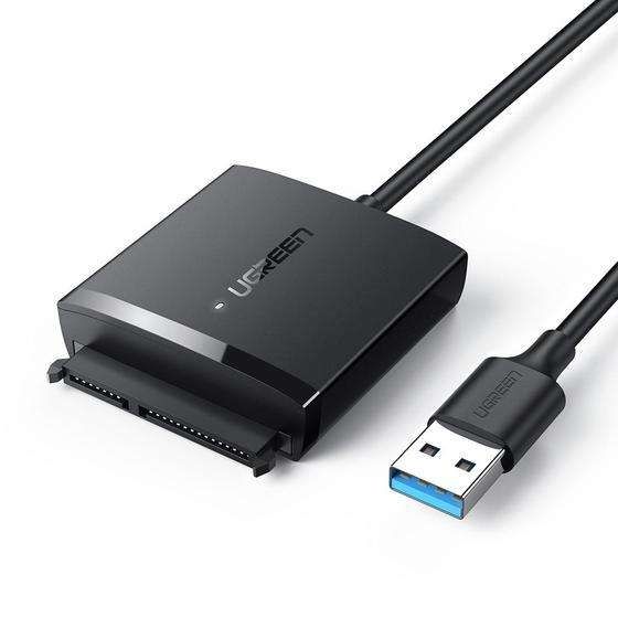 UGREEN 60561 SATA to USB 3.0 Adapter Cable UASP for 2.5in 3.5in HDD SSD 5Gbps