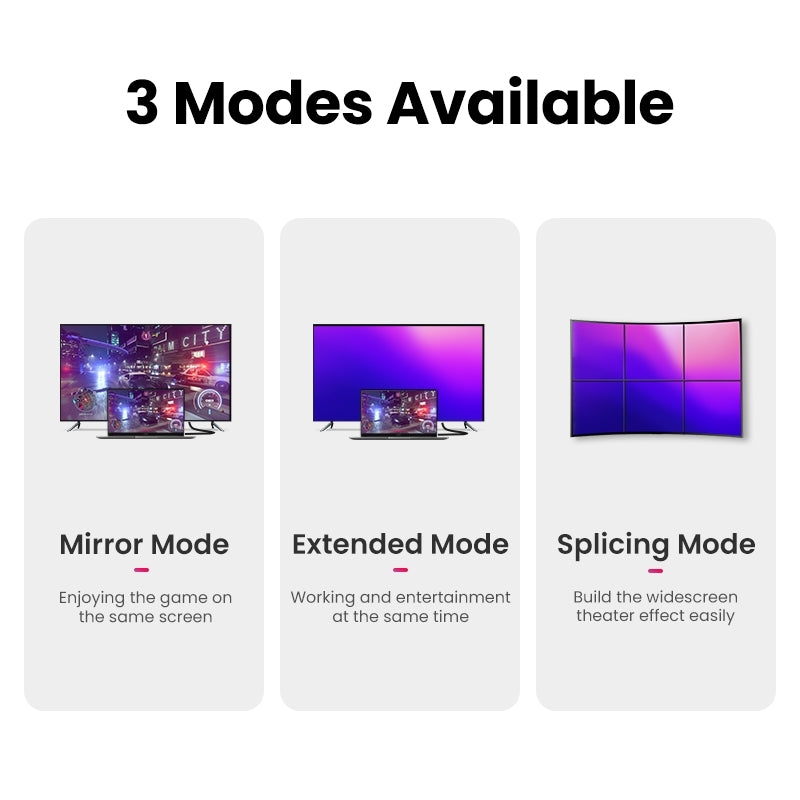 80393 DP V1.4 Male to Male Plastic Case Braided Cable 3M