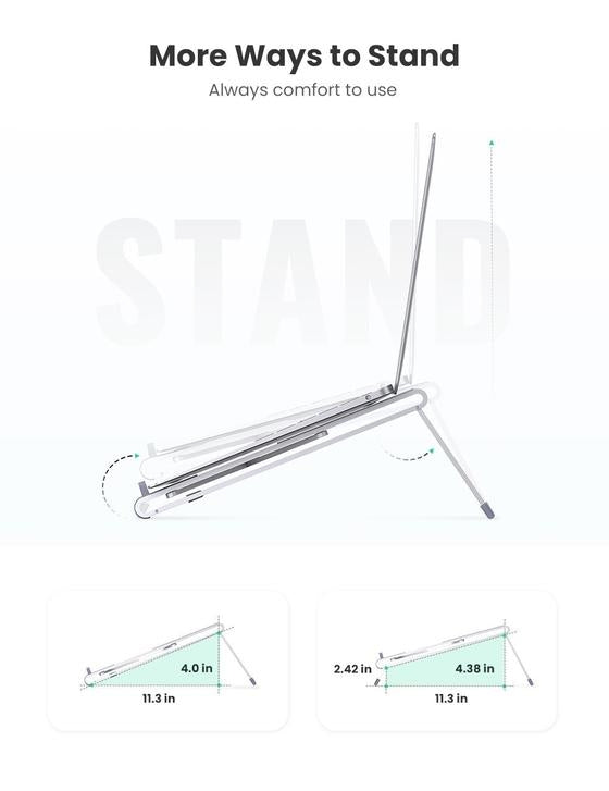 80705 Foldable Aluminum Laptop Stand Holder