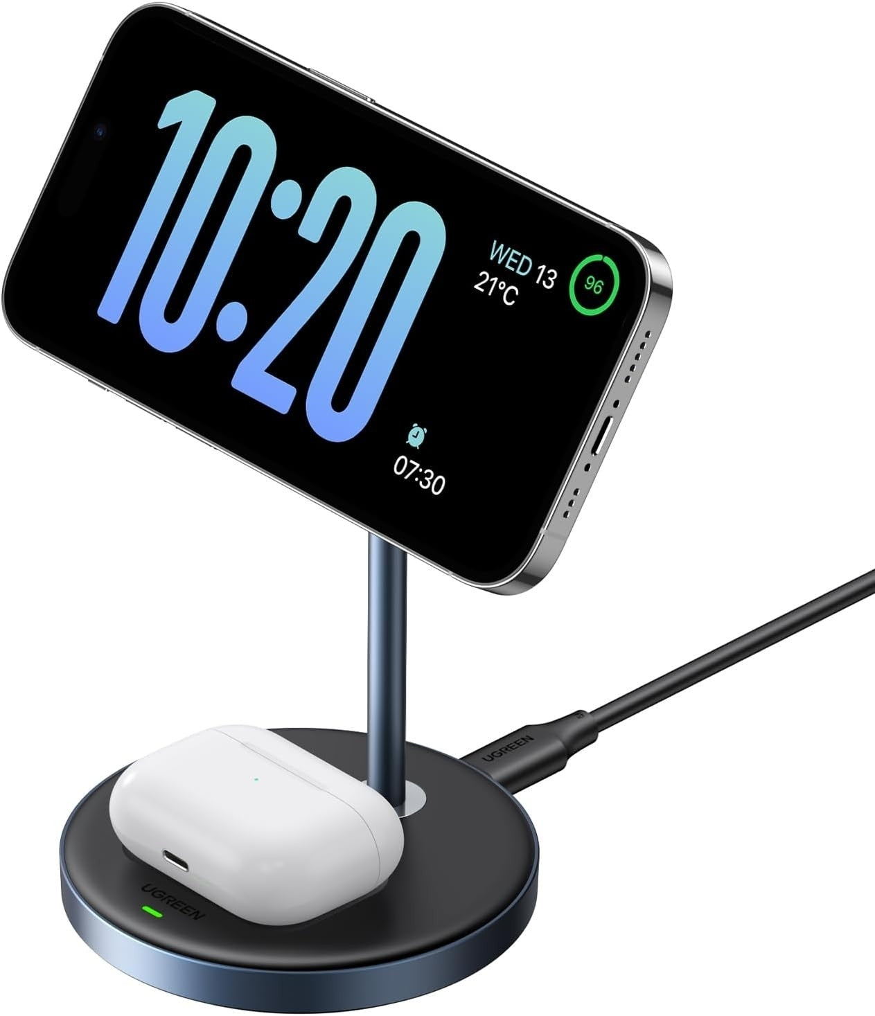 UGREEN 90668 2-in-1 Magnetic Wireless Charging Station