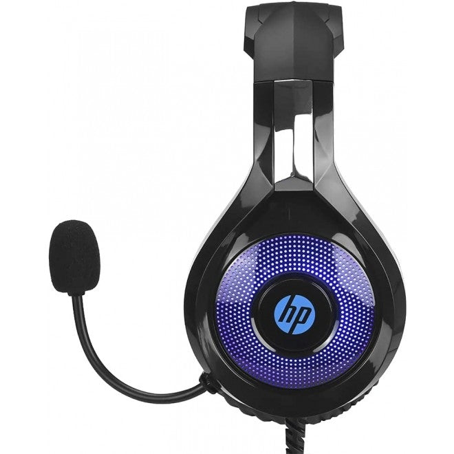 DHE-8010 Stereo Gaming Headset Adjustable Beam USB LED Lighting 3.5mm Jack
