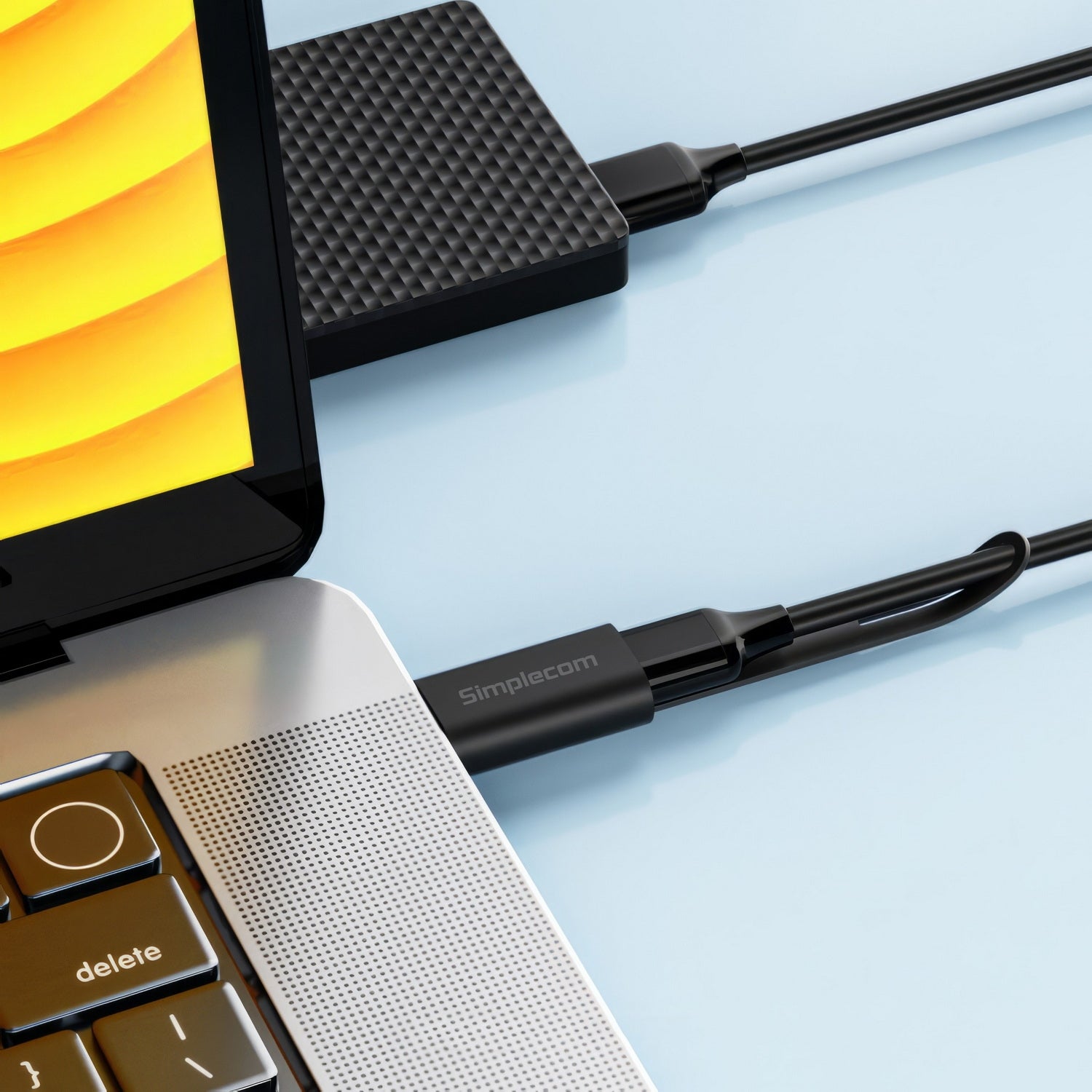 CA132 USB-A Male to USB-C Female Adapter USB 3.2 Gen 2 Data & Charging Double-Side 10Gbps