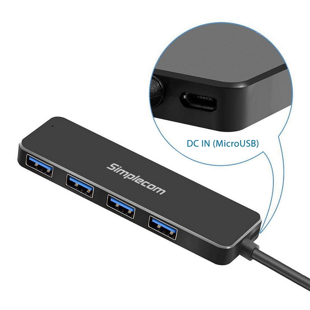 CH342 USB 3.0 (USB 3.2 Gen 1) SuperSpeed 4 Port Hub for PC Laptop