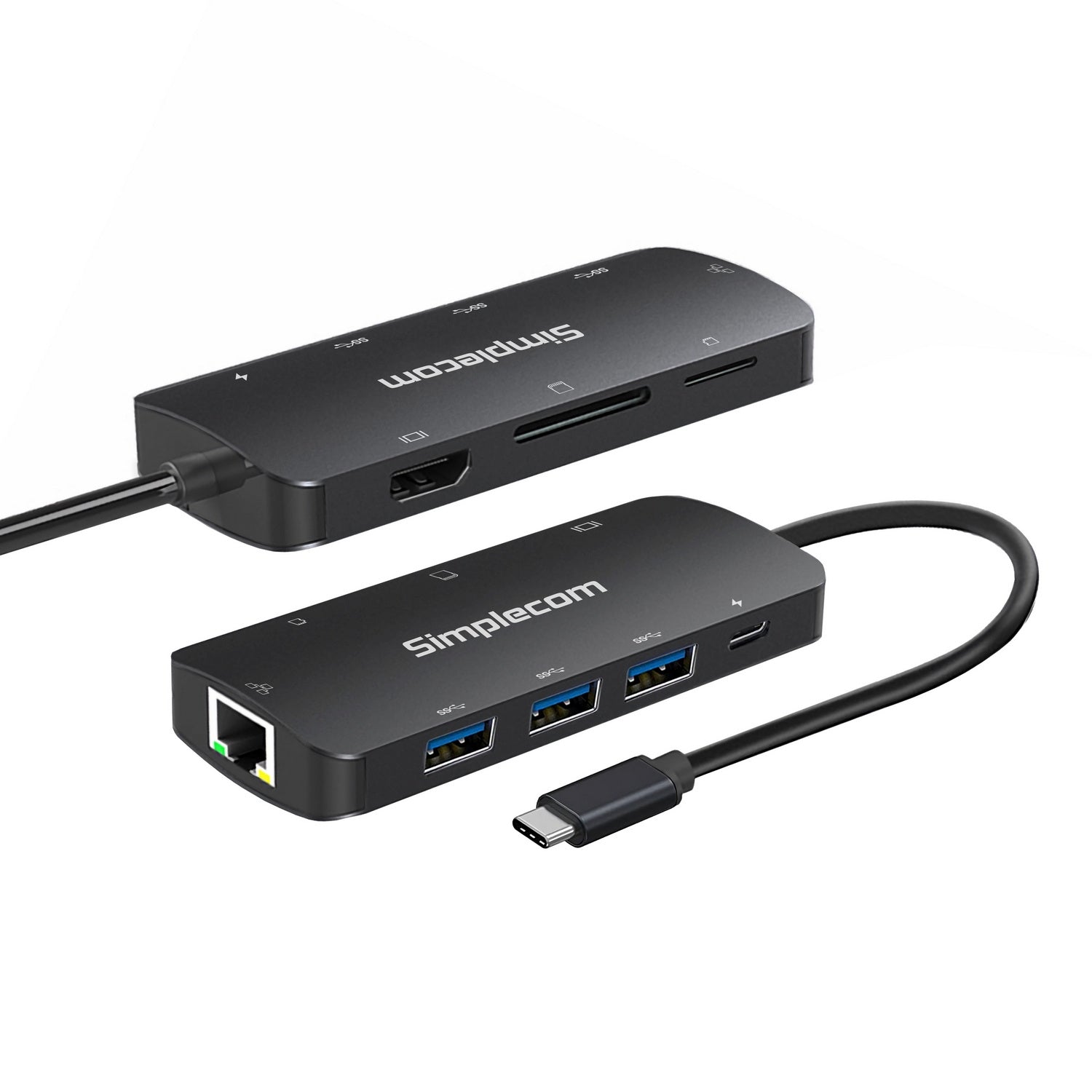 CHT580 USB-C SuperSpeed 8-in-1 Multiport Hub Adapter HDMI 2.0 Docking Station