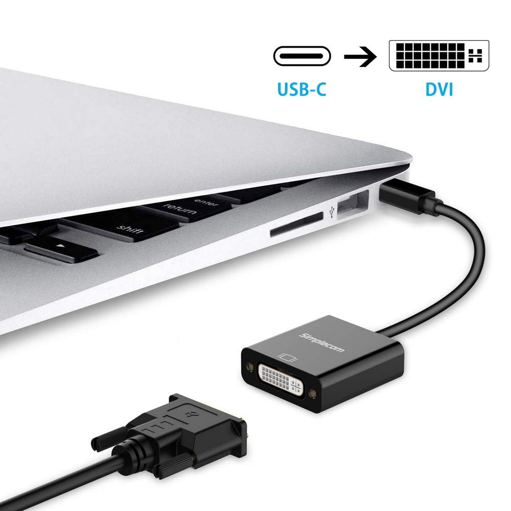 DA103 USB-C to DVI Adapter Full HD 1080p