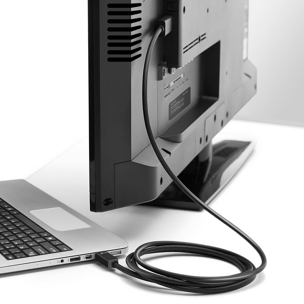 DA202 4K Mini DisplayPort (miniDP) to HDMI Cable 2160P Ultra HD 1.8M