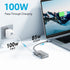 ACASIS EC1401 SSD+ 6-in-1 USB-C Docking Hub 10Gbps HDMI 4K 60Hz, USB-A, USB-C, PD, SD/TF Magnetic for I-phone 12-17