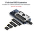 ACASIS EC1401 SSD+ 6-in-1 USB-C Docking Hub 10Gbps HDMI 4K 60Hz, USB-A, USB-C, PD, SD/TF Magnetic for I-phone 12-17