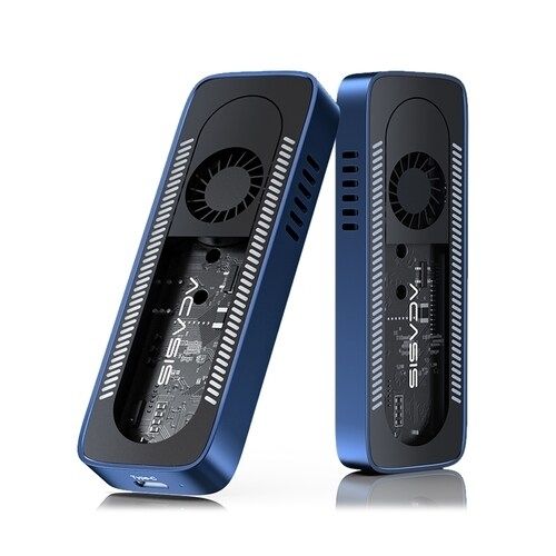 EC-6608AIR M.2 NVMe SSD Enclosure USB-C 10Gbps Cooling Fan Case