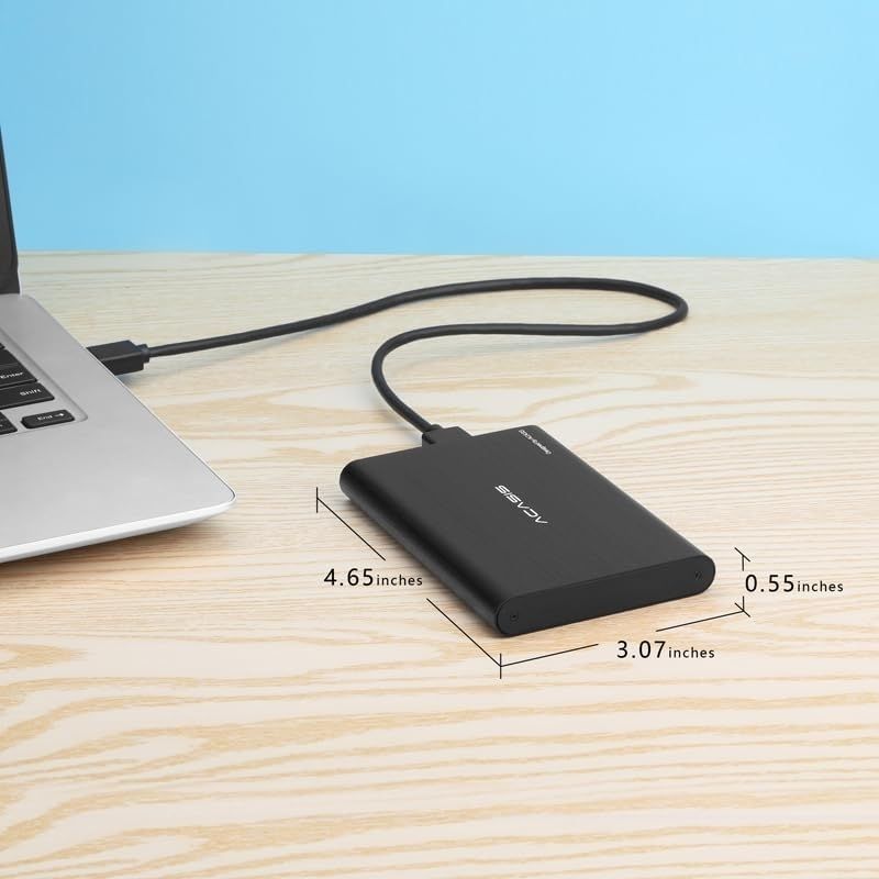 FA-08US 2.5" SATA SSD/HDD Aluminium Enclosure USB3.2 5Gbps Max 8TB