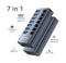 ACASIS HS-707MG-10G 7-in-1 USB 3.2 Gen2 10Gbps Docking Hub w AC for PC Laptop