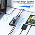 ACASIS HS-707MG-10G 7-in-1 USB 3.2 Gen2 10Gbps Docking Hub w AC for PC Laptop