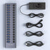 HS-716MG USB 3.2 Gen2 10Gbps 12V/8A 16 Port USB-A + On/Off Switch with AC Power Adapter for PC & Laptop