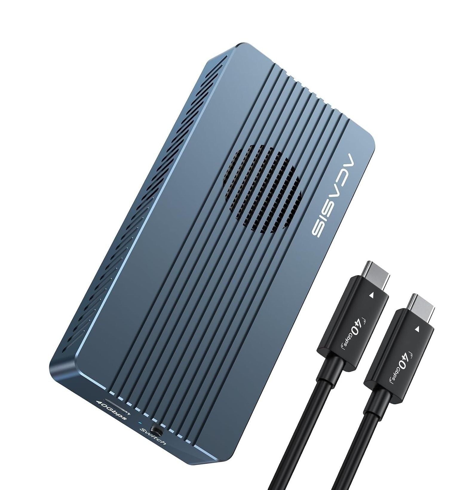 TBU405PRO USB4 NVMe M.2 SSD Enclosure 40Gbps 2280 w/ Cooling Fan