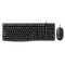 AOC KM170B Wired USB Keyboard and Mouse Combo Full Size Optical 1.5m Cable Black