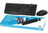 AOC KM170B Wired USB Keyboard and Mouse Combo Full Size Optical 1.5m Cable Black