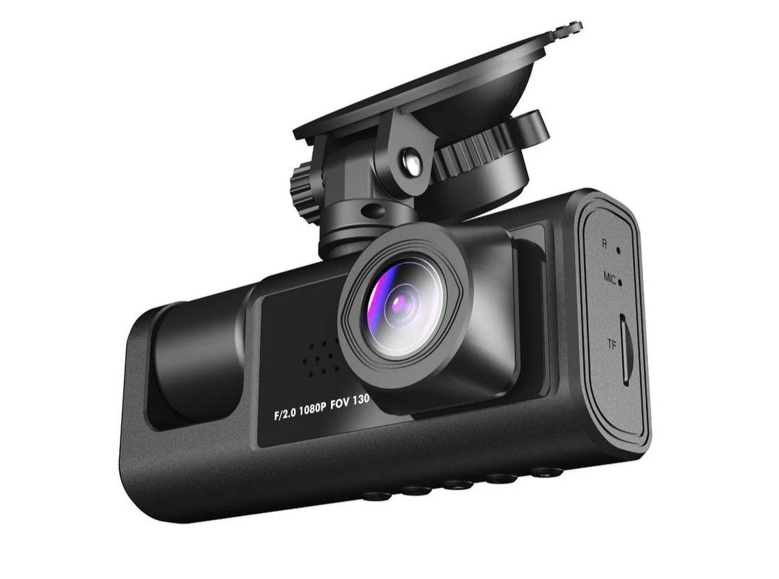 C309 3-Camera 1080P Front & 720P Inside 2 Inch Screen + 480P Back Dash Cam