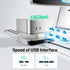 BENFEI 000438GY 10 in 1 USB-C Docking Station - 10Gbps NVMe SSD Enclosure + 4K DP , USB-C x 2, USB-A x 4, SD/TF