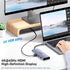 BENFEI 000495GY 10-in-1 USB C Hub 4K HDMI + RJ45 + 100W PD + USB-C + USB x 4 +TF/SD Reader