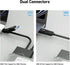BENFEI 221BK USB 3.0 to SATA III Hard Drive Adapter for 2.5/3.5-inch HDD/SSD with 12V/2A Power Adapter, Support UASP