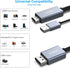 BENFEI 344GY-1M HDMI to DisplayPort Unidirectional 4K Active Cable with USB Powered 1M