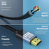 BENFEI 358GY-5M 8K V2.1 HDMI Male to HDMI Male Cable, Aluminum Shell Nylon Braided Certified Ultra High Speed 5M