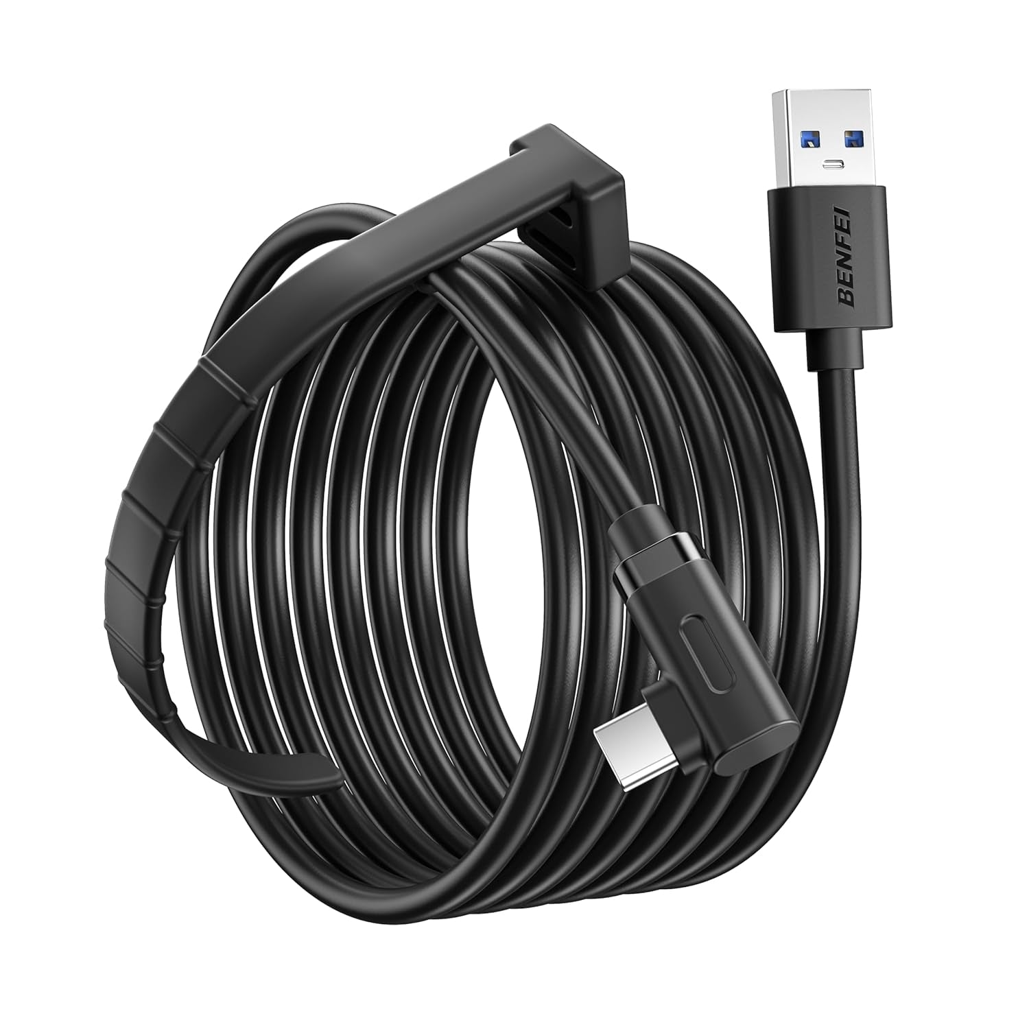 375BK-1M USB 3.0 to Right Angled USB-C PVC 1M