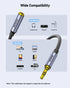 BENFEI 421GY 5M 3.5mm Male to Female AUX Extension Cable, TRRS 4-Pole Stereo Audio Jack Cord for Headphones, Microphone, Smartphones, PC, Laptop, Speakers