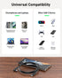 BENFEI 428BK-2M USB C to Right Angle USB C Cable , 90-dgree Angled USB 2.0 Type C Charger Cable, 3A Fast Charging & 480Mbps Data Sync, Durable PVC