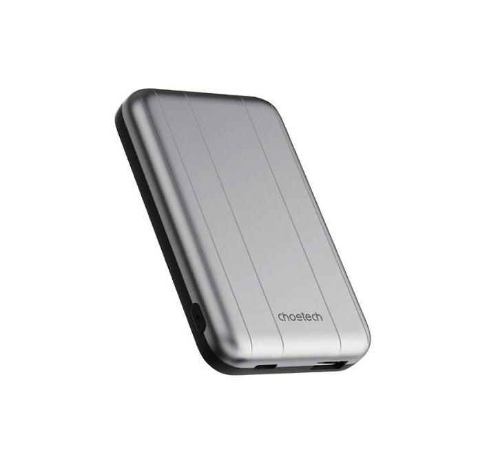 B655-SL 5000mAh Magnetic Wireless Power Bank 10W (Silver)