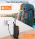 CHOETECH B658 10000mAh Solar Power Bank Waterproof Qi Wireless LED Torch Camping