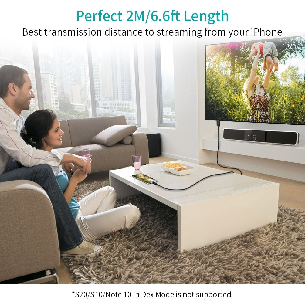 CH0050 USB-C to HDMI Gen2 4K Cable 5M Black