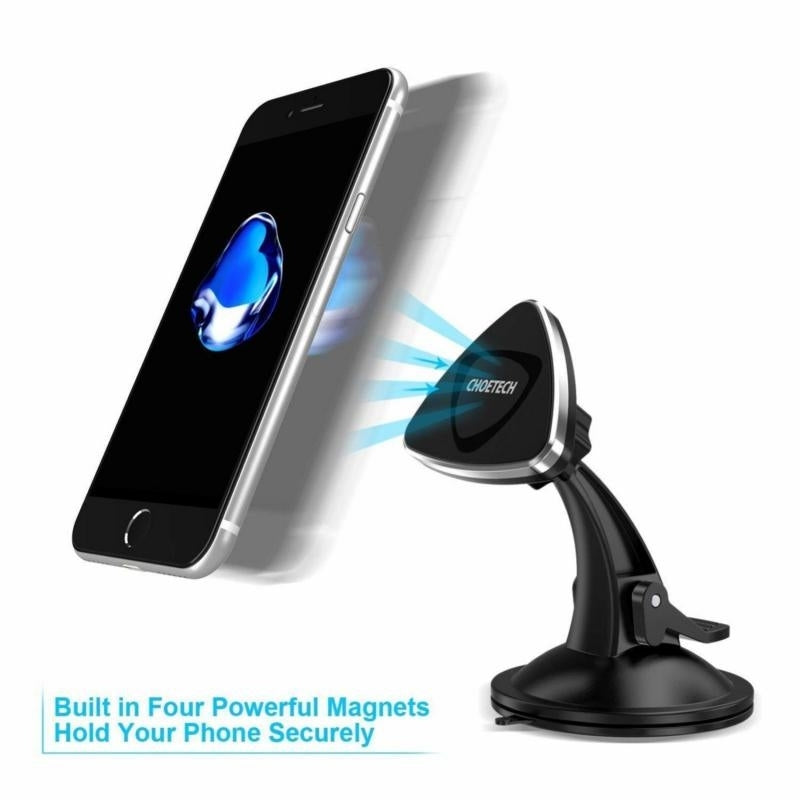 H010 Magnetic Car Phone Mount with 360 Degree Swivel Ball